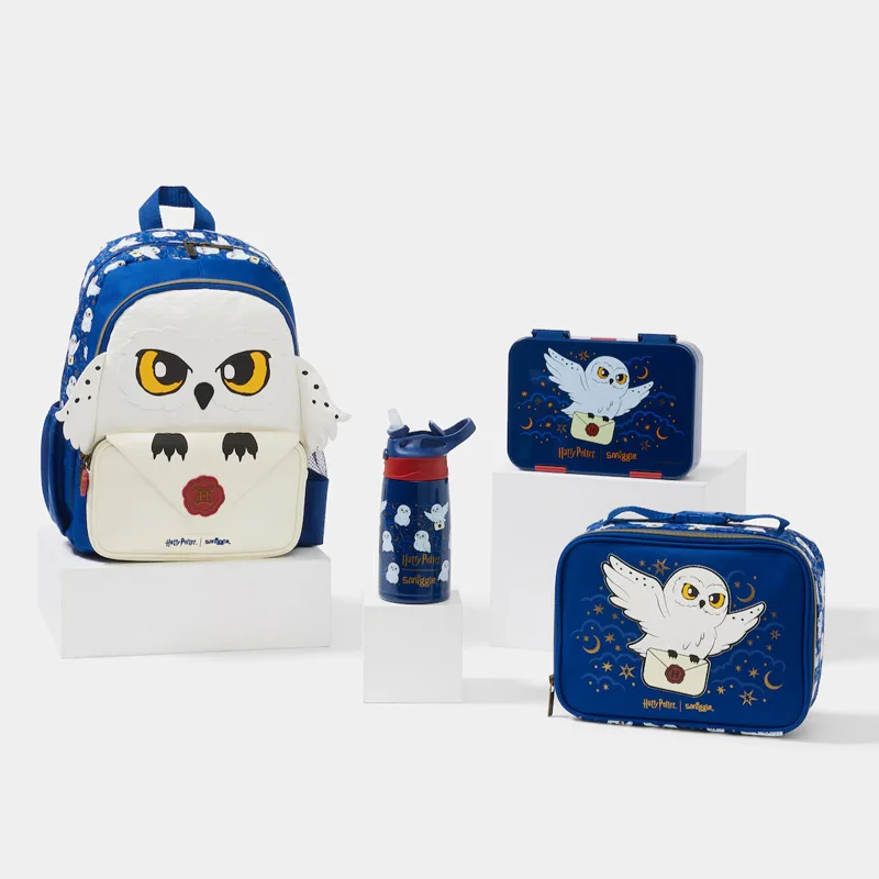 

Genuine Australia Smiggle Owl School Bag Elementary School Student Cartoon Backpack Large Capacity Backpack Cartoon Tritan Box