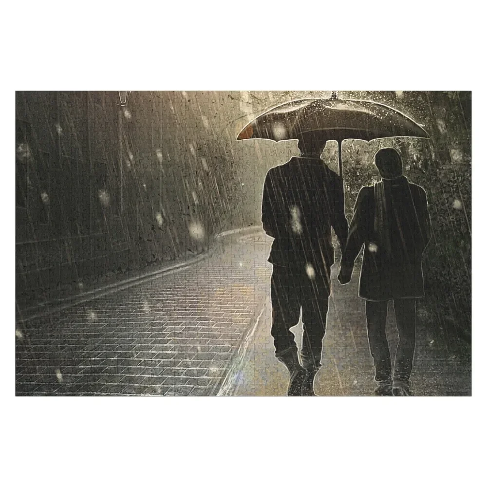 Waiting for the Flood Jigsaw Puzzle Anime Custom Kids Toy Wood Photo Personalized Animal Puzzle