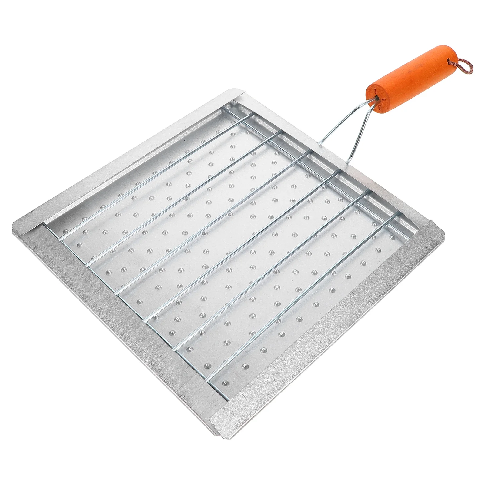 

Portable Multifunctional Grilling Rack Outdoor Cooking Tool Foldable Barbecue Tray Heavy Duty Fish Roasting Baking Campfire