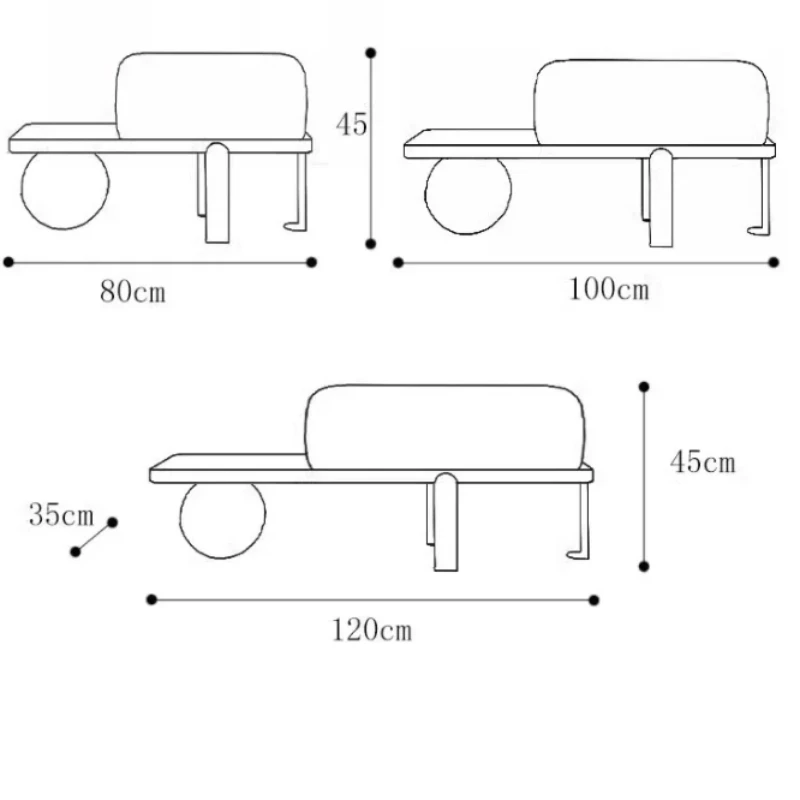 Entrance Adults Stool Chair Shoe Changing Weird Sofas Stool Seating Hotel Mueble Recibidor De Entrada Bauhaus Decor Furniture