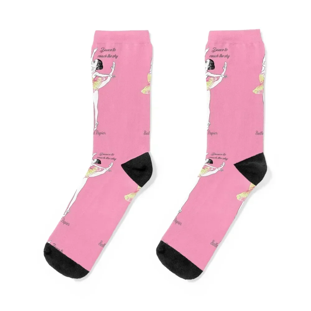 

Dance To Reach The Sky Socks christmas gifts Wholesale warm winter luxury Socks Girl Men's gym luxe Running Male Socks Women's