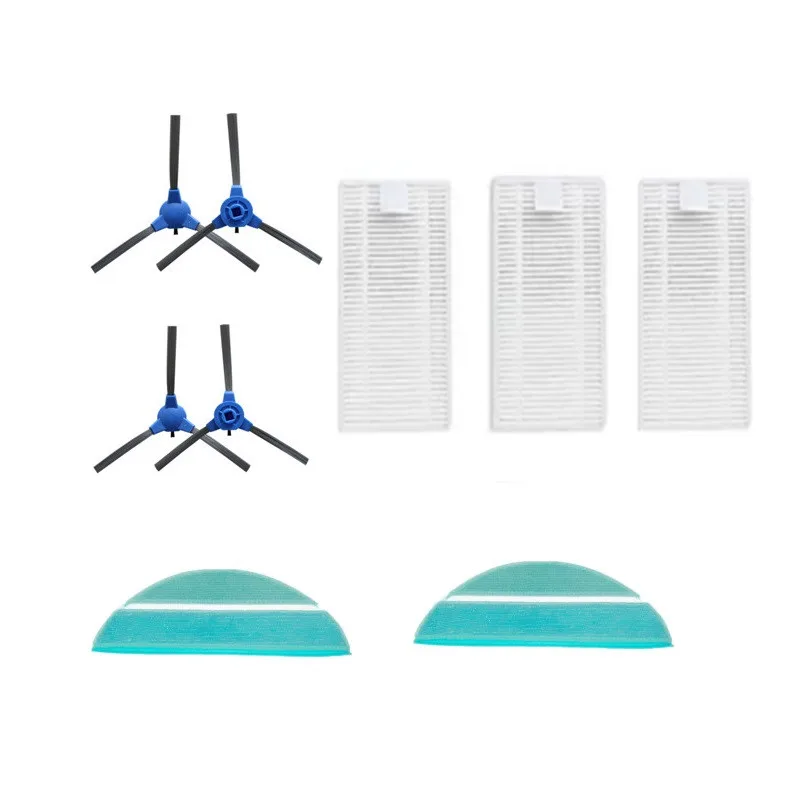 كيس لجميع الغبار فلتر HEPA فرش جانبية لـ Cecotec Conga 2290 Ultra جهاز آلي لتنظيف الأتربة ممسحة أجزاء القماش الملحقات