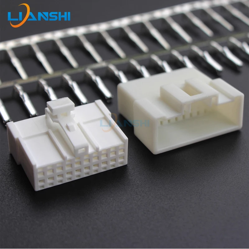 Suitable for DSP power amplifier processor interface 20P male and female plugs with terminals automotive wiring harness connecto