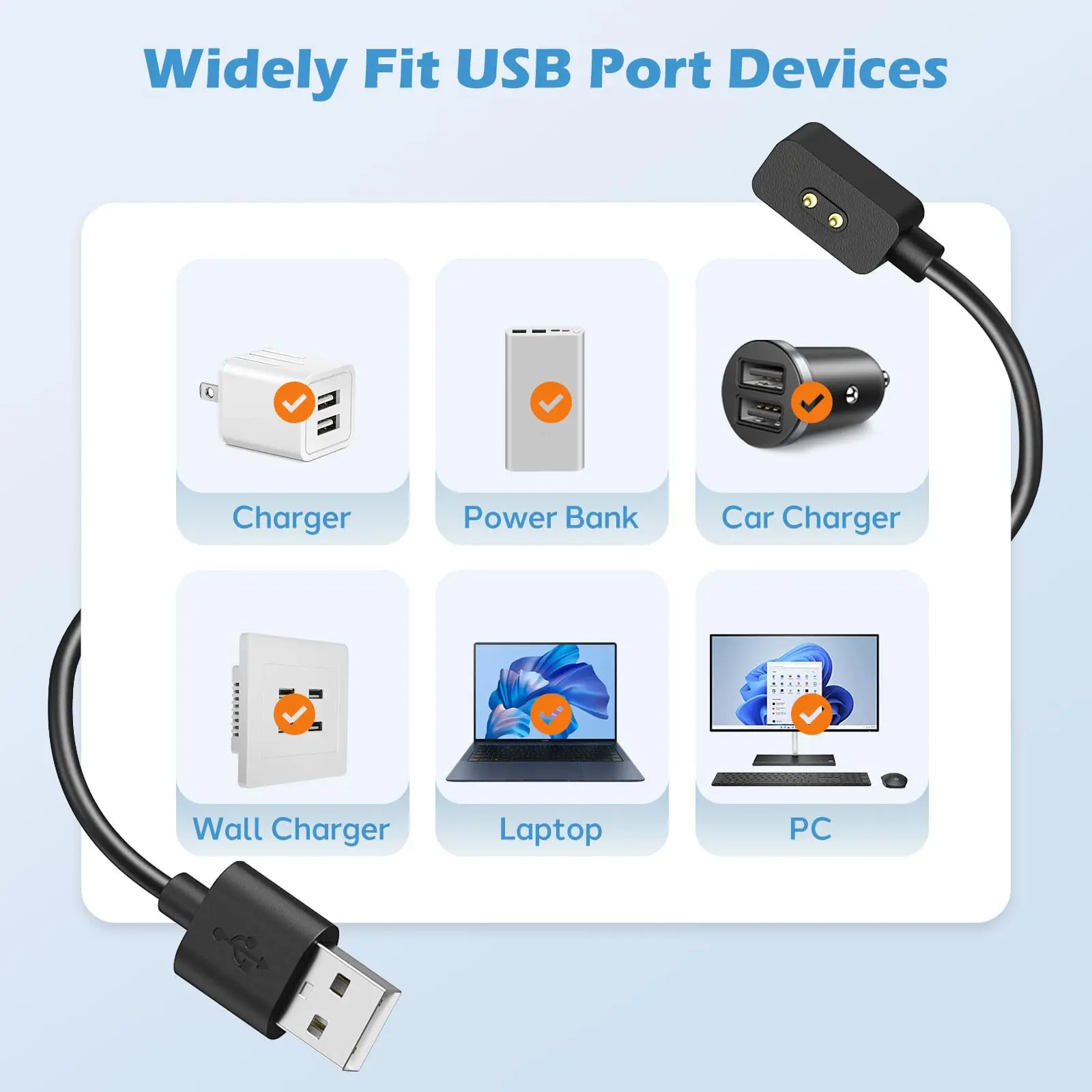 For Xiaomi Mi Band 10 9 8 Pro NFC Charger For Redmi Watch 6 5 4 3  Active Lite USB Magnetic Charging Cable For Xiaomi Smart Band view 6