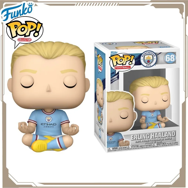 Funko POP الأصلي لكرة القدم أنيمي الشكل إيرونغ هالاند ألعاب شخصيات الحركة للبنين بنات أطفال هدية تحصيل نموذج الحلي #4