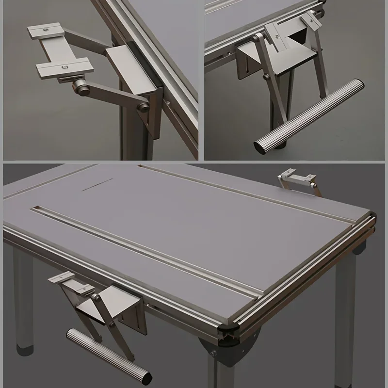 1 комплект для циркулярной пилы, направляющие, направляющие, регулировка подъема, прямой режущий и деревообрабатывающий стол, деревообрабатывающие инструменты из алюминиевого сплава