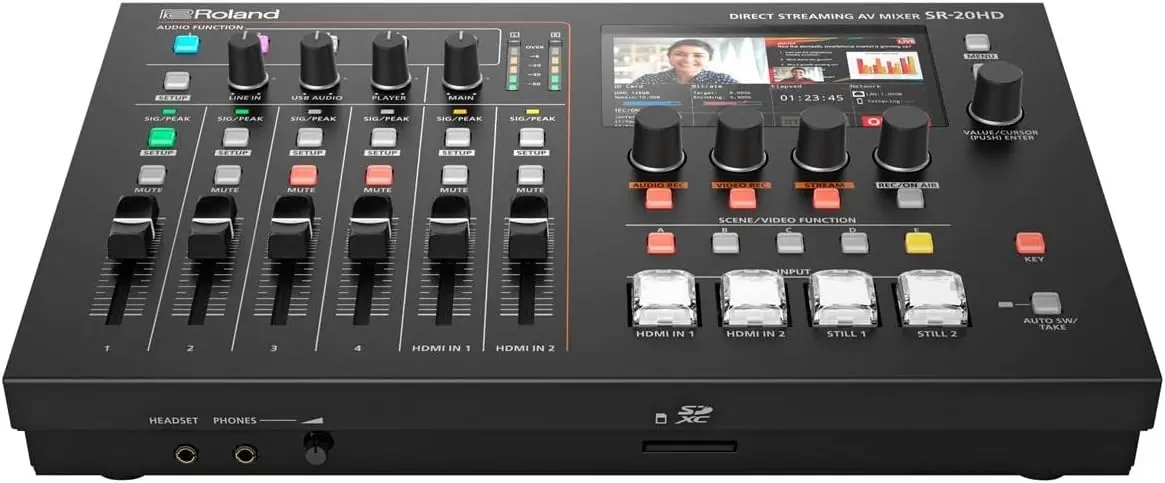 SR-20HD All-in-One Switching and Streaming Solution AV Mixer