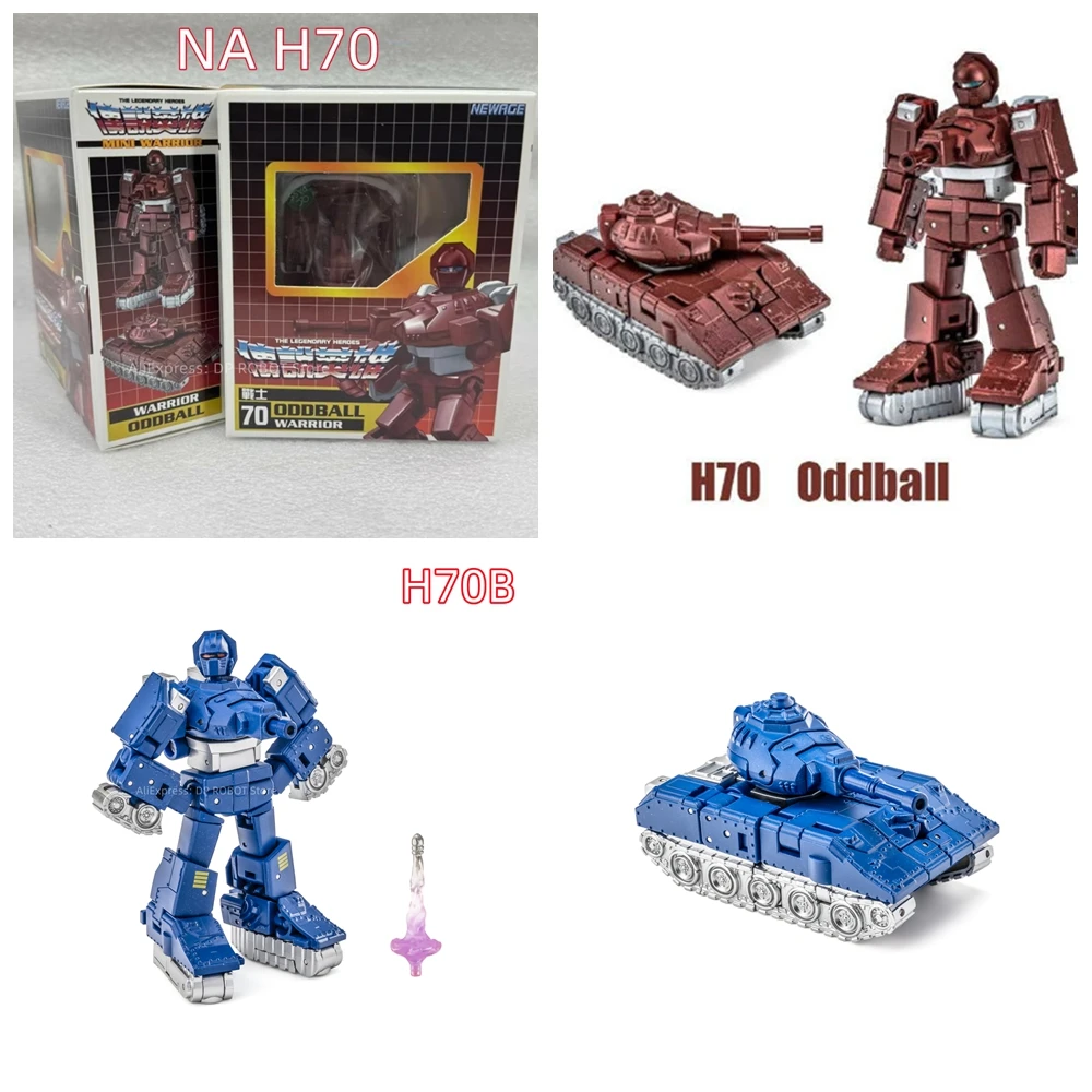 【IN STOCK NOW 】Newage Transformation NA H70 H70B Oddball Warpath G1 Small Scale Action Figure With Box