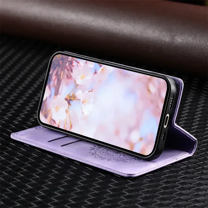 For Realme 11 5G Leather Flip Case For OPPO Realme11 Magnetic Case Realme 11 Pro+ 10 9 8 ProPlus 9i 8i Wallet Coque Phone Cover