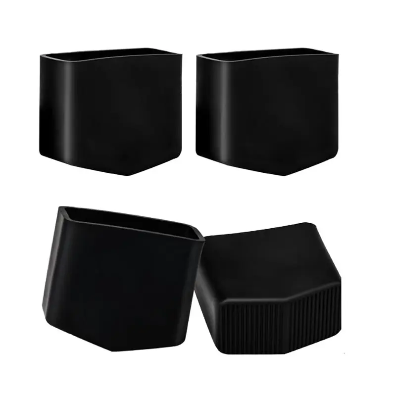 Happy New- Rubber Ladder Feet Foot Cover For Step For Ladders 40X20mm Caps For Ladders 4Pcs Rubber Foot Replacement Parts