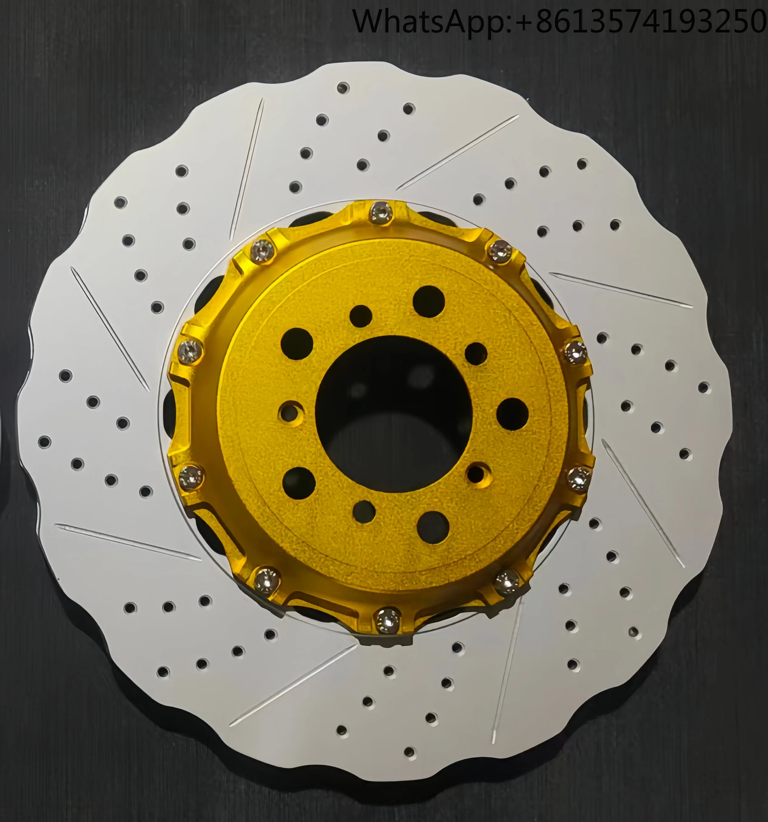 

For Front Rotor High Quality Brake Disc China Brake Disc Lace-cutting Technique 380*30mm Rotor for BMW OE#34112284809/3411228481