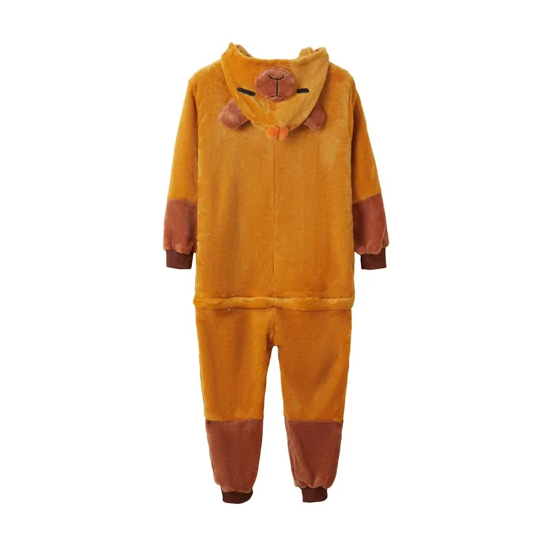 

Anime Cosplay Halloween Kigurumi Capybara Onesies Pajamas Cartoon Costume Carnival Cosplay Pyjamas Party Dress Pijamas 72th