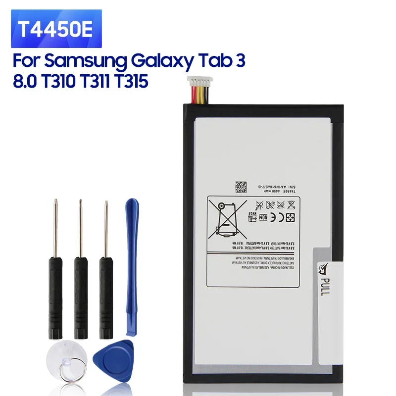 NEW Replacement Battery T4450E T4450C For Samsung GALAXY Tab 3 8.0 T310 T311 T315 Tablet Batterries 4450mAh