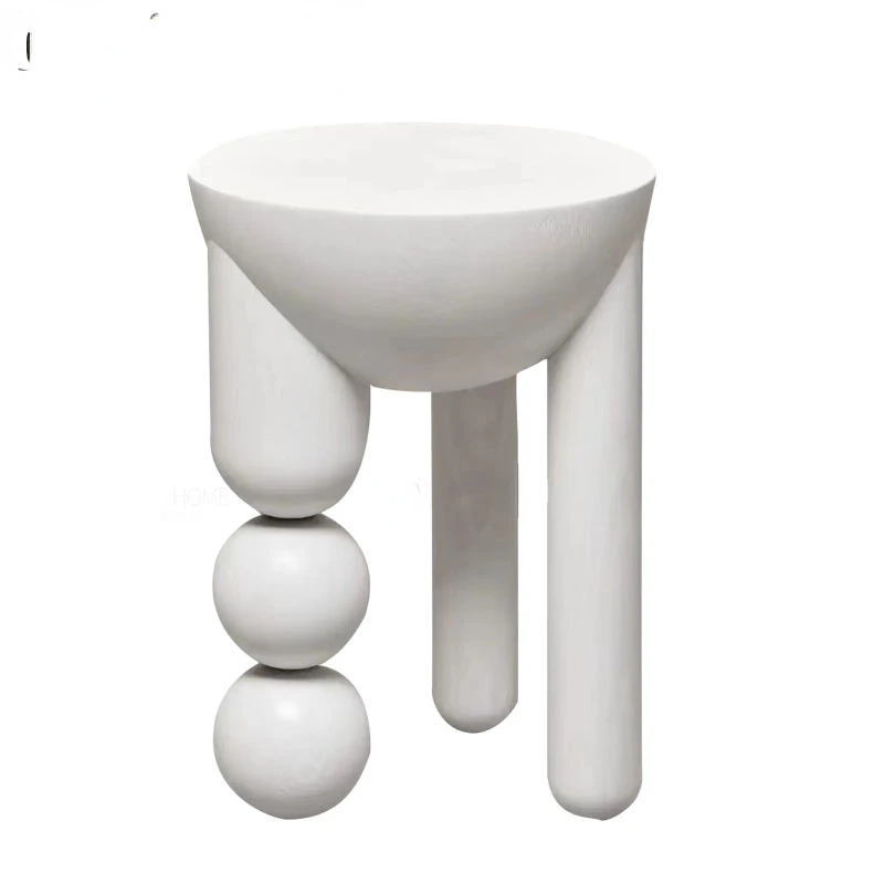 

Cute Beautiful Flower cute side table and white wood Occasional Table