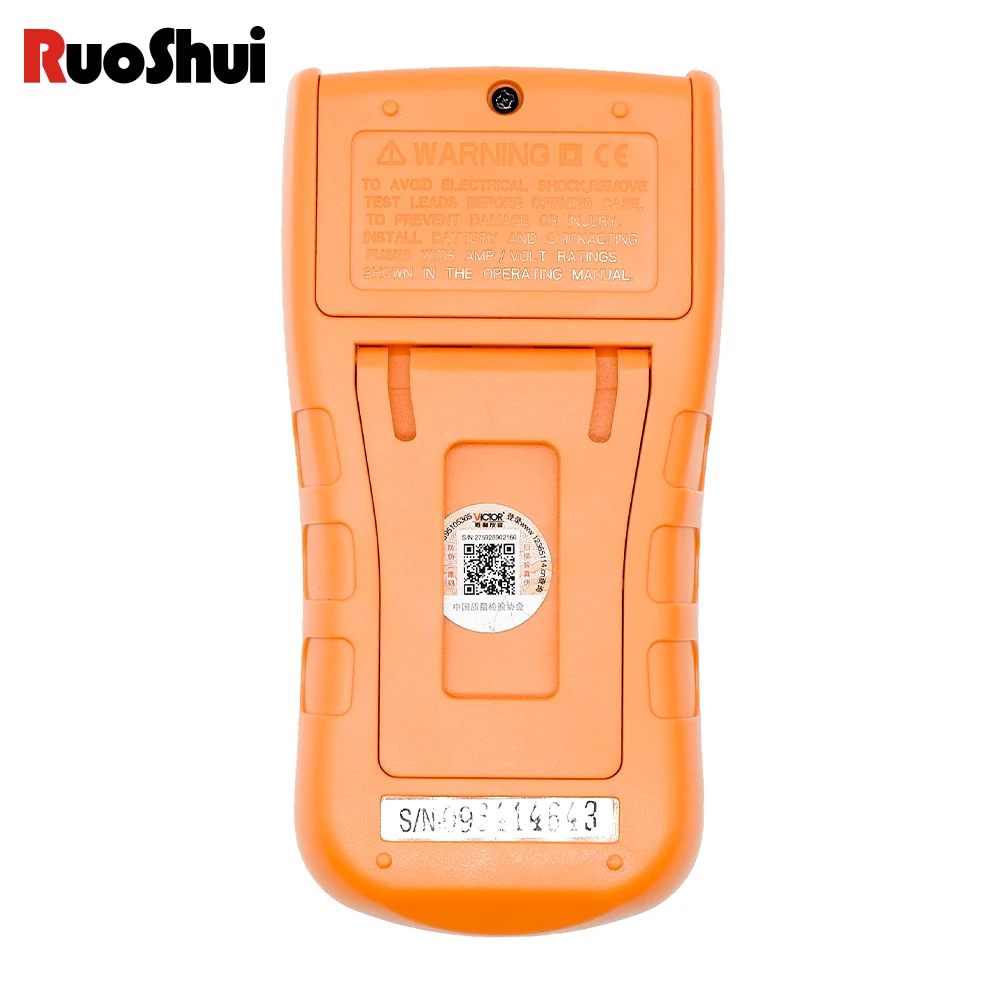 RuoShui Mini 830L Multimeter Handheld Multitester With Buzzer Function 2000 Counsts Manual Range Easy to Use Voltage Resistance