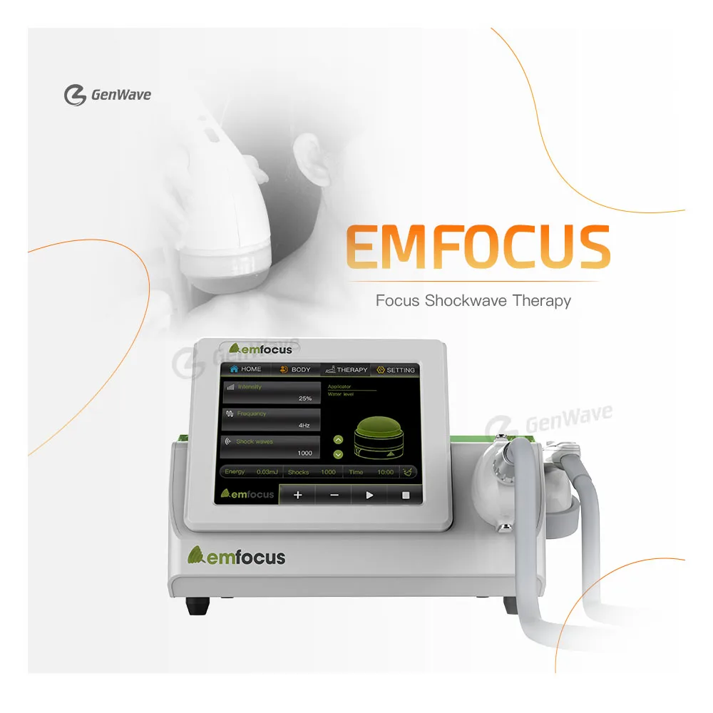 Emfocus Intelligent Focus Shockwave System with Touchscreen Interface Pain Magnegement Equipment