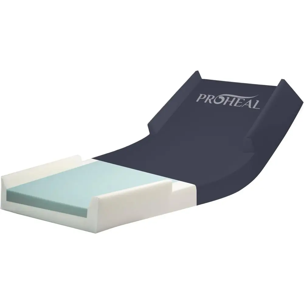

Two-Layer High-Density Foam Mattress for Bariatric Patients - 48 x 80 x 6 x 9, Pressure Redistribution, Raised Rails