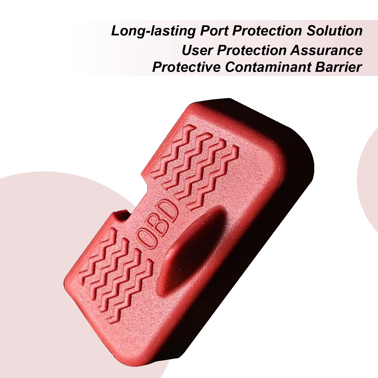 

Защитный чехол для интерфейса OBD, силиконовый, водонепроницаемый, пылезащитный, автозапчасти, диагностический порт, замок, рукав для внедорожника, поездки на автофургоне