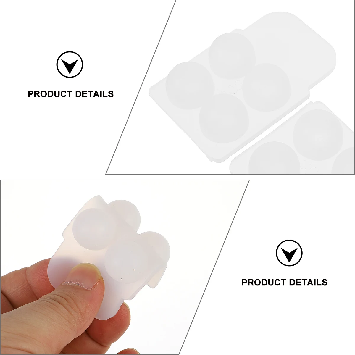 

2pcs Silicone Skull Resin Jewelry Making Halloween For Diy Crafts Unique Decorative Premium Environmentally Friendly Odorless