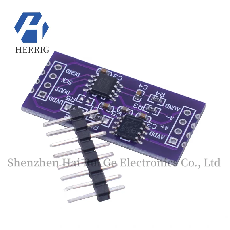 CS1237 24 bit ADC module onboard TL431 external reference chip single channel weighing sensor 24 bit