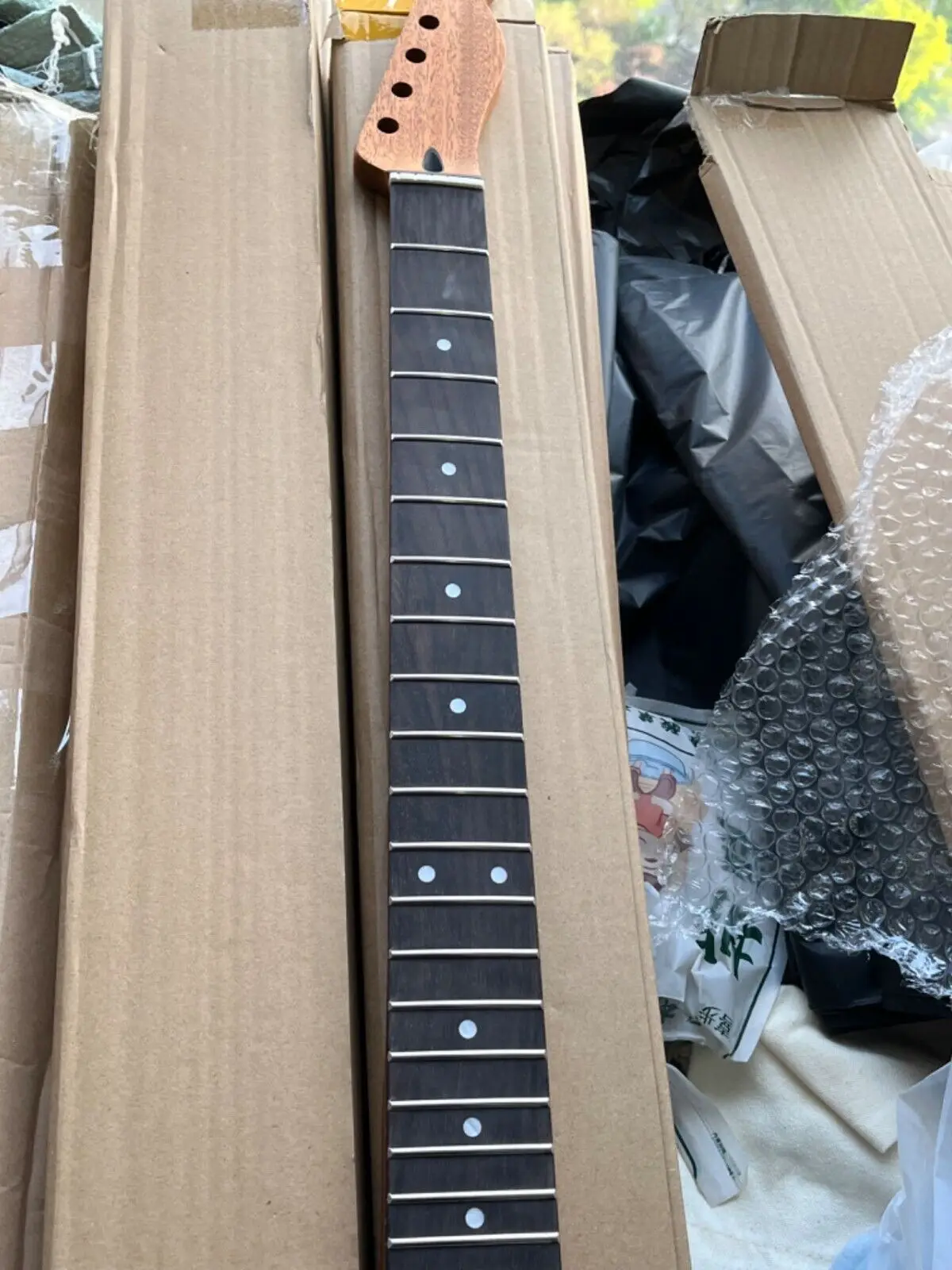 Mahogany Guitar Neck, About the Product 1, for Electric Guitar, great Replacement for Your Guitar 2. 10mm Head Mach