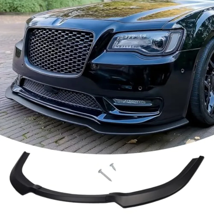 

Spoiler Splitter Body Kit ABS Fit for Chrysler 300 C/S/Limited/Touring 2015 2016 2017 2018 2019 2020 2021 2022 2023 Matte Black