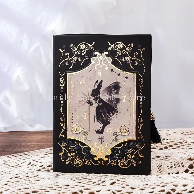 Notatnik labiryntowy Pan\'s, gotycka motyl w twardej oprawie, Notebook o wysokim poziomie wyglądu
