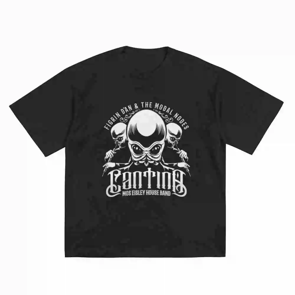 Mos Eisley House Band Figrin Dan Tatooine Short Sleeve Tee 100% Cotton T-Shirt