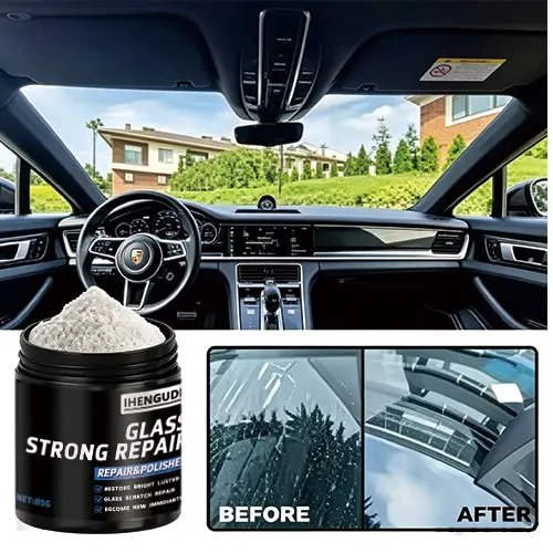 Super glass polishing powder|Restore glass clarity|Polishing for brightness|Glass scratch repair powder|Nanoscale scratch repair