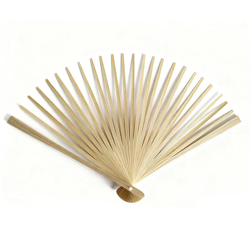 Handmade Bamboo Fan Ribs DIY Fan Skeleton Accessories Wooden Handheld Fan Frame Material For Cultural Craft Projects