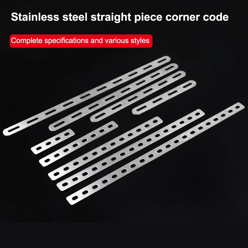 Z. Stainless Steel Flat Corner Bracket Mending Joining Plate Repairing Fixing Connector Furniture Cabinet Shelves Brace Parts