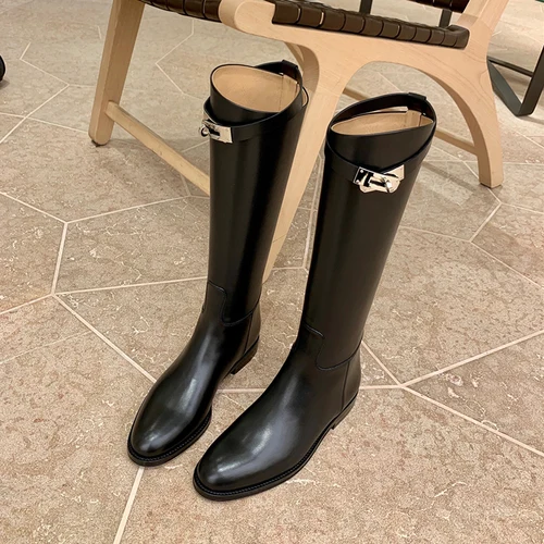 진짜 가죽 롱 부츠 고급 가죽 긴 부츠 여성용 신사 부츠 높은 부츠 여성용 신사 부츠 고급 가죽 진짜 가죽 롱 부츠