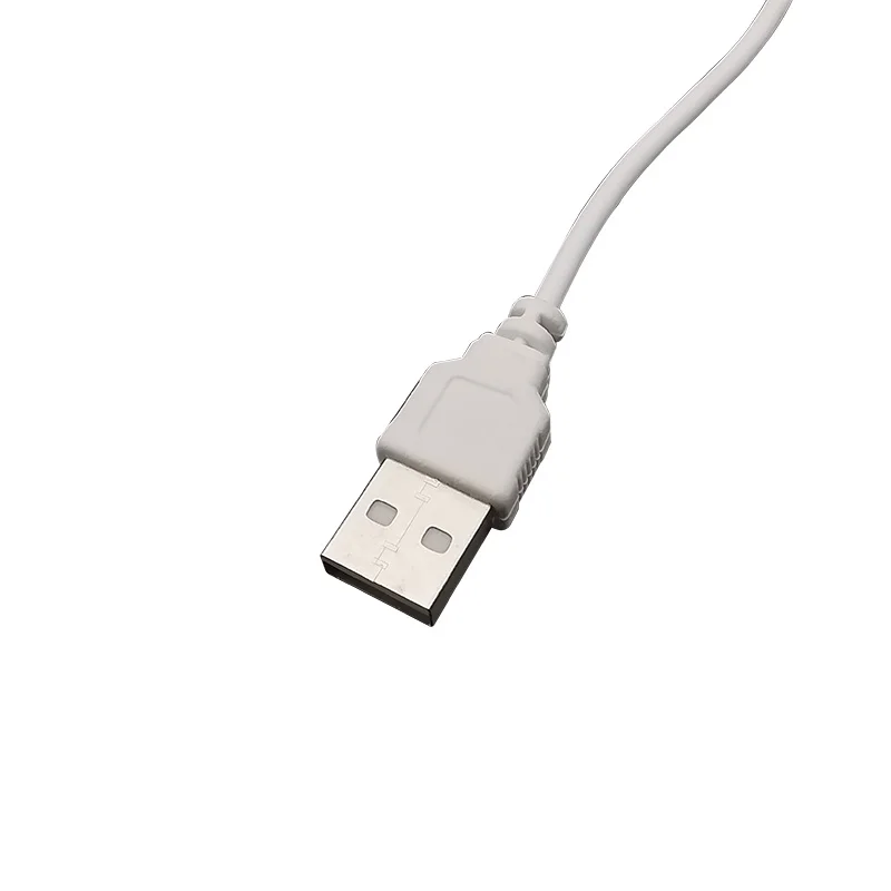 Biały kabel zasilający 5V USB 2.0 typu A męski na wtyczkę męską 3,5x1,35 mm Kolanko Złącze kabla zasilającego DC USB na kabel zasilający DC Przewód