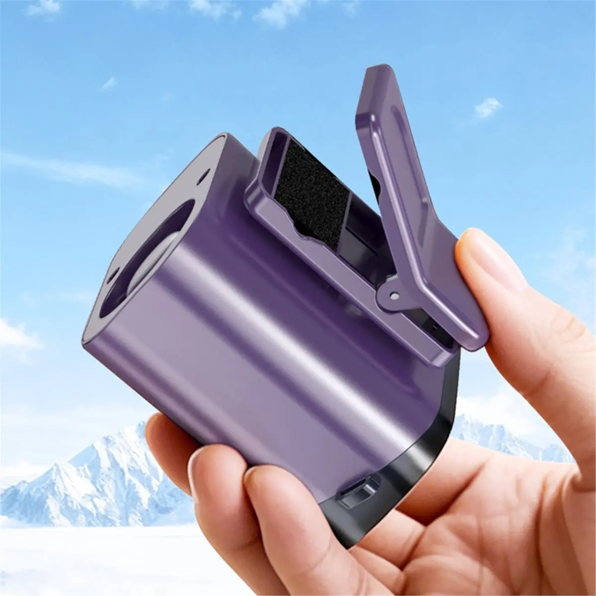 Big Discount Portable Waist Fan with Secure Clip Handheld Mini Cooling Device for Men Women Home Travel Camping B