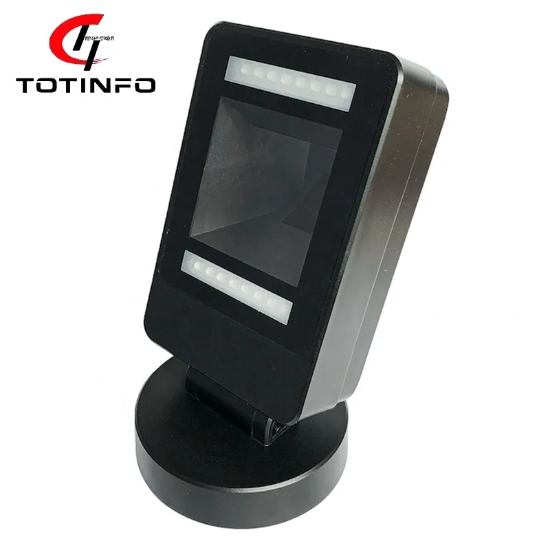 Omnidirectional 2D QR Code GS1 Standard Supermarket Barcode Scanner Wired USB COM Interface CMOS for Scanning Printing Stock