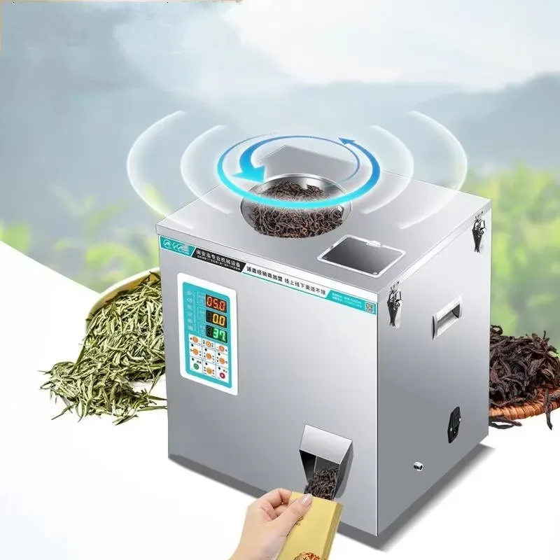 2026 Food Nuts Granule Candy Spices Flour Packaging Machine Milk Coffee Semi Auto Powder Dispensing Weighing Filling