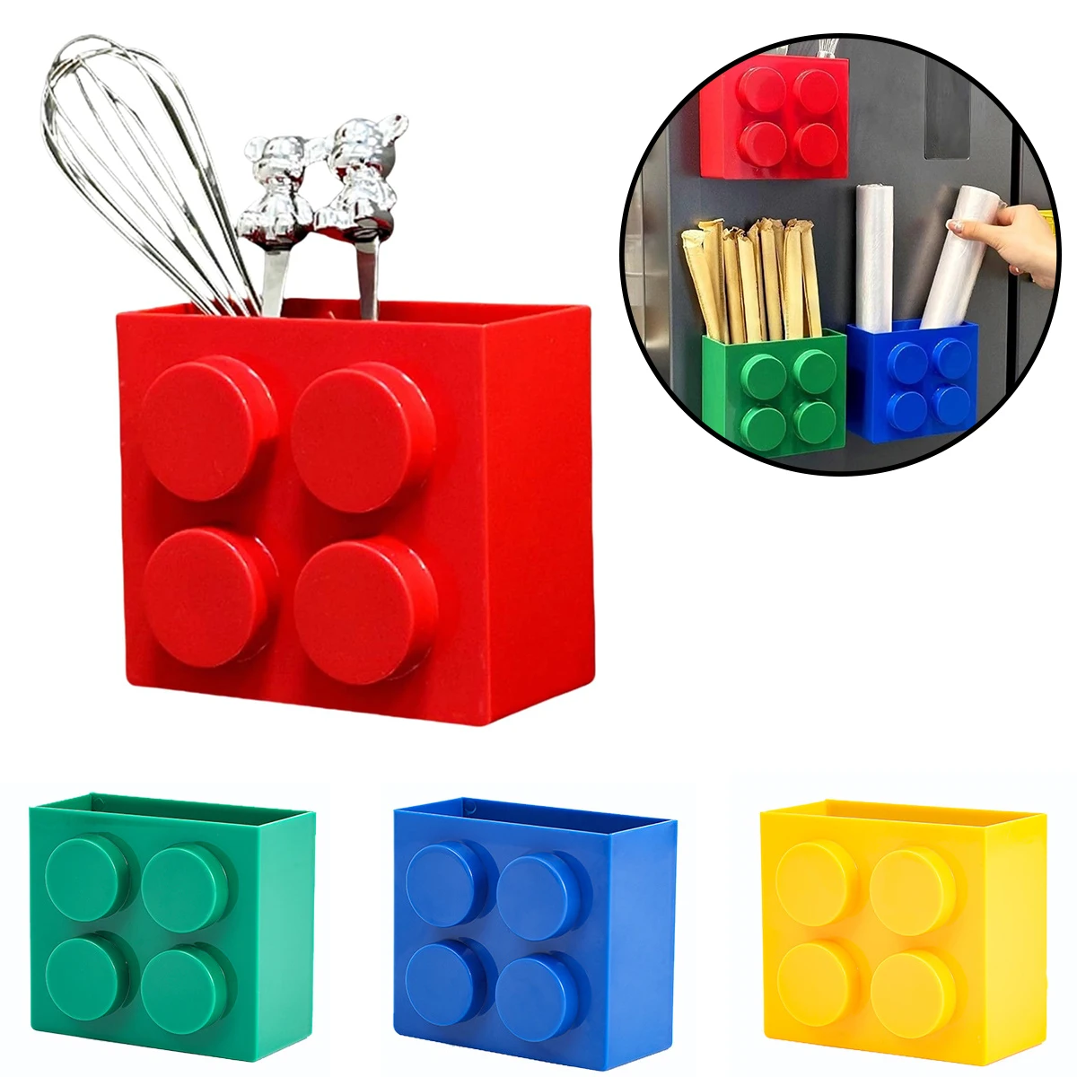 1/4 PCS Magnetic Storage Box – Portable Organizer for Buildi
