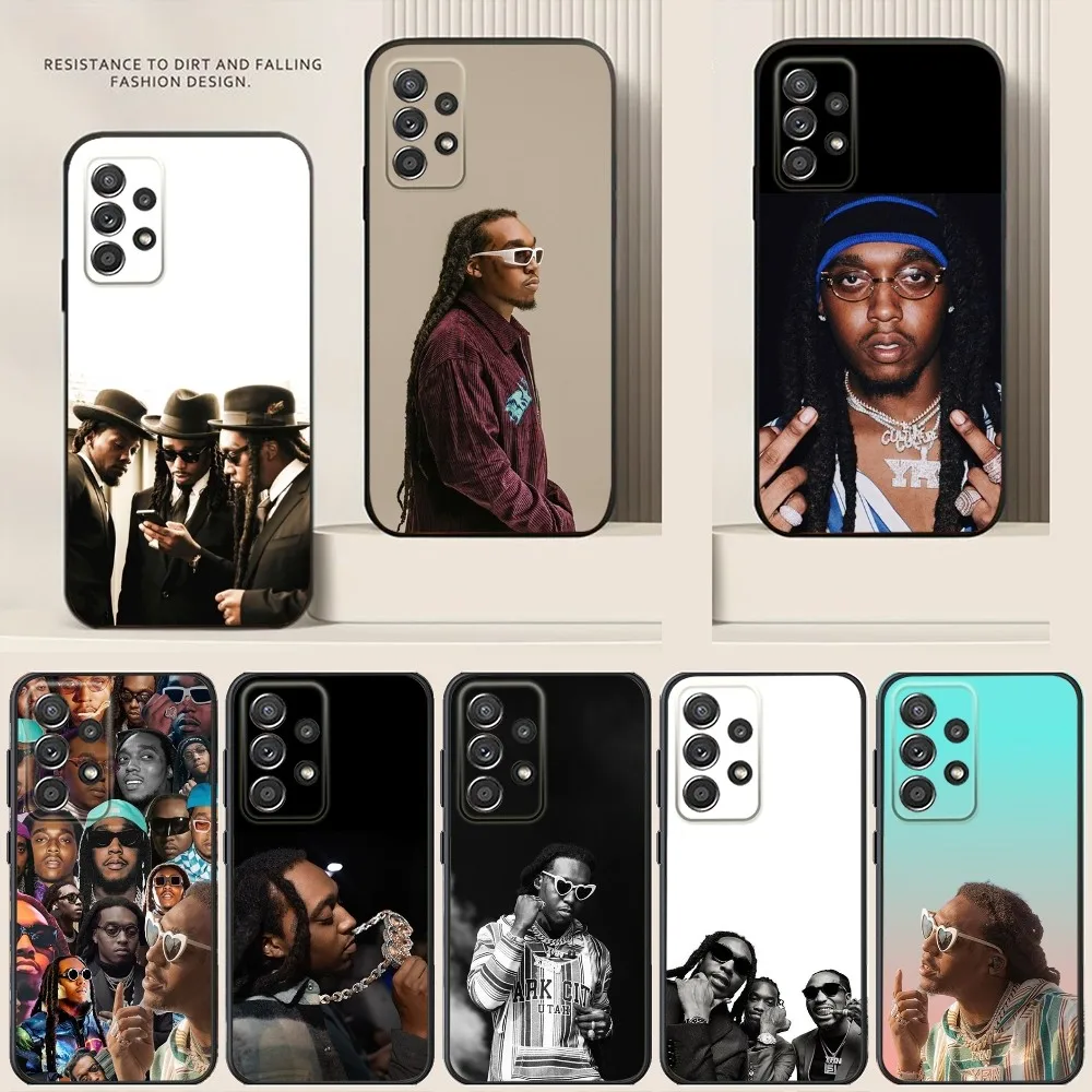 migos takeoff Phone Case For Samsung S24,S21,S22,S23,S30,Ultra,S20,Plus,Note,10,9,5G Black soft silicone case