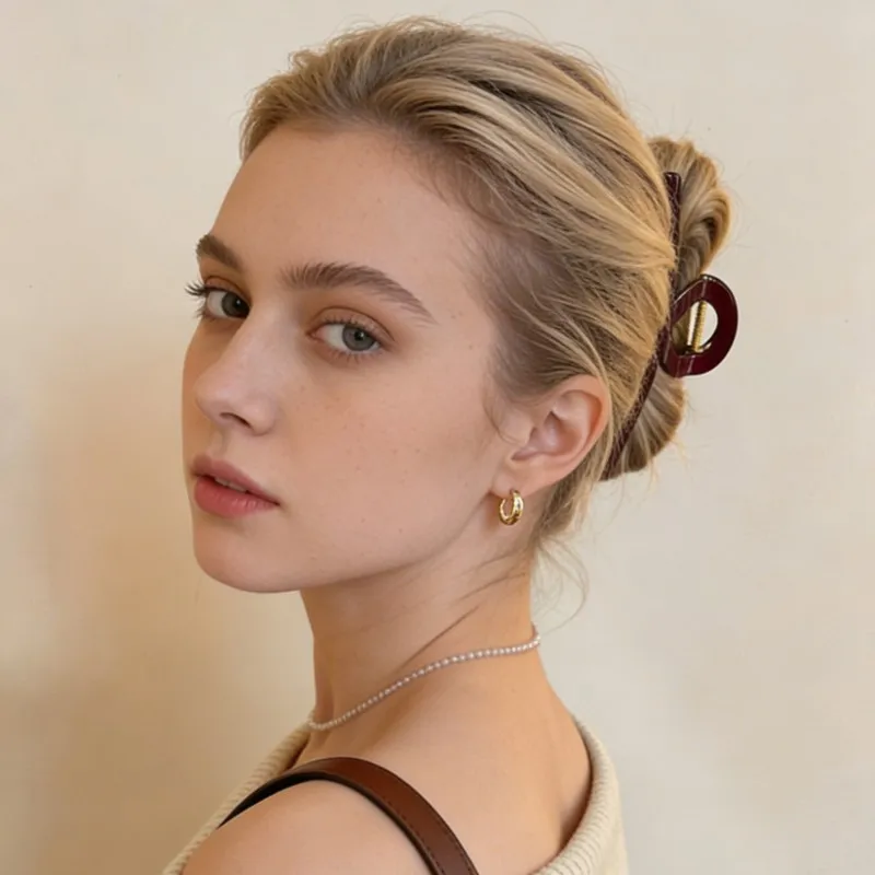 Fermagli Per Capelli Da Donna Accessori Trendy Per Capelli: Fermagli Per Donne Grande Fermaglio Per Capelli Fermaglio Per Capelli Di Lusso Emi Jay A