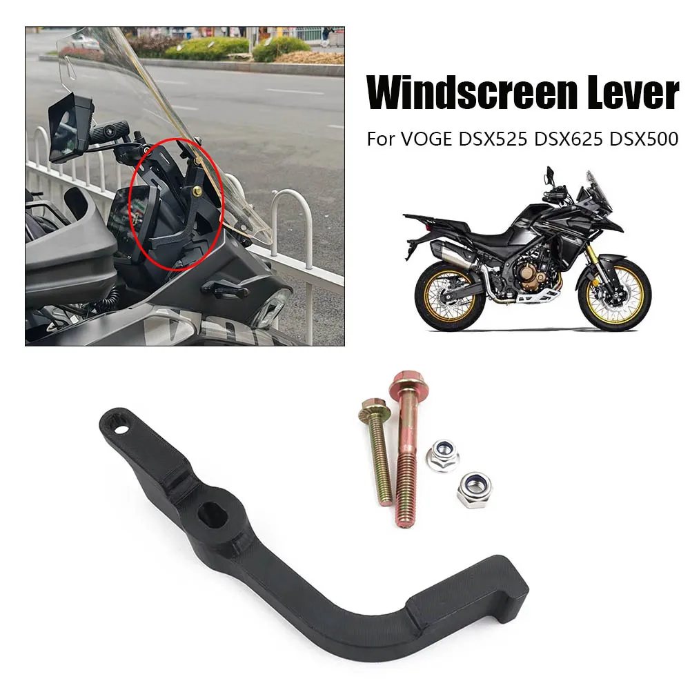 NEW Motorcycle Racing Windshields and Lifting Levers support lever One-button Lifting Aid Device for VOGE DS525X DSX625 DS500