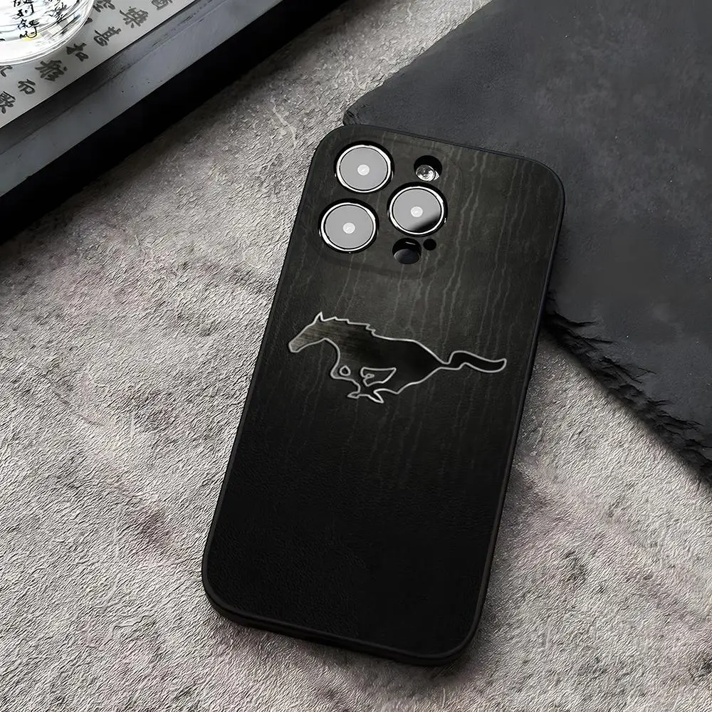 

Мустанки Racing Car Funda для iPhone 14, 16, 13, 11, 15 Pro Max 12 Pro Max Mini Xr Xs X 7 Plus Чехлы