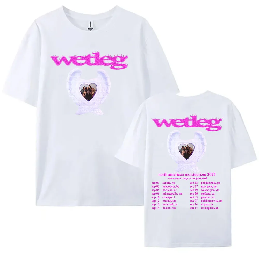 Singer Wet Leg Moisturizer Album T-shirt Summer Cotton Women Men Tshirts Casual Loose Short Sleeve T Shirt Streetwear Female Tee