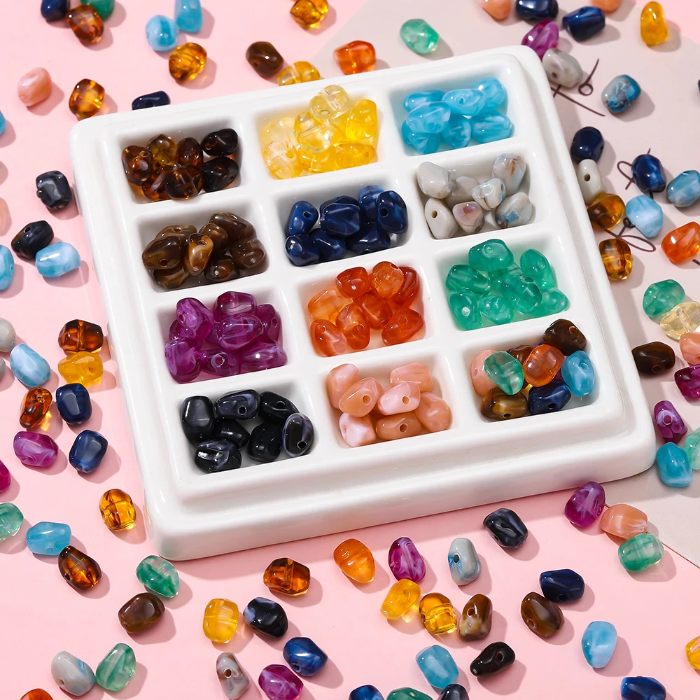 

20piece/pack Irregular Acrylic Bead Imitation Stone Bead Loose Spacer Bead for DIY Bracelet Earring Jewelry Making Supplies