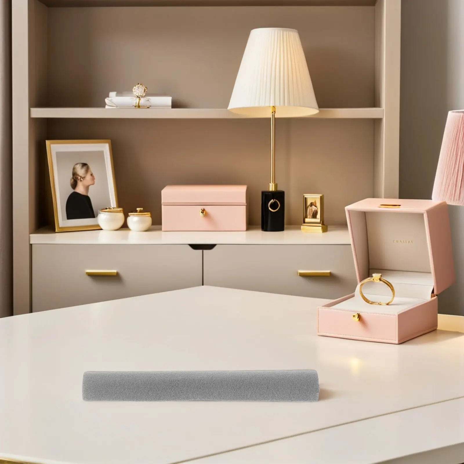 

8Pcs Premium Jewelry Box Partition Sponge Strips 8x0.6 Inch Cuttable High-Density Inserts for DIY Rings Earrings Bracelets