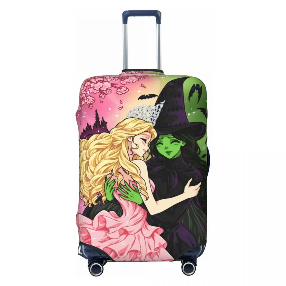

Wicked Musical Movie Glinda Poster Suitcase Cover Cruise Trip Protector Flight Fun Luggage Case