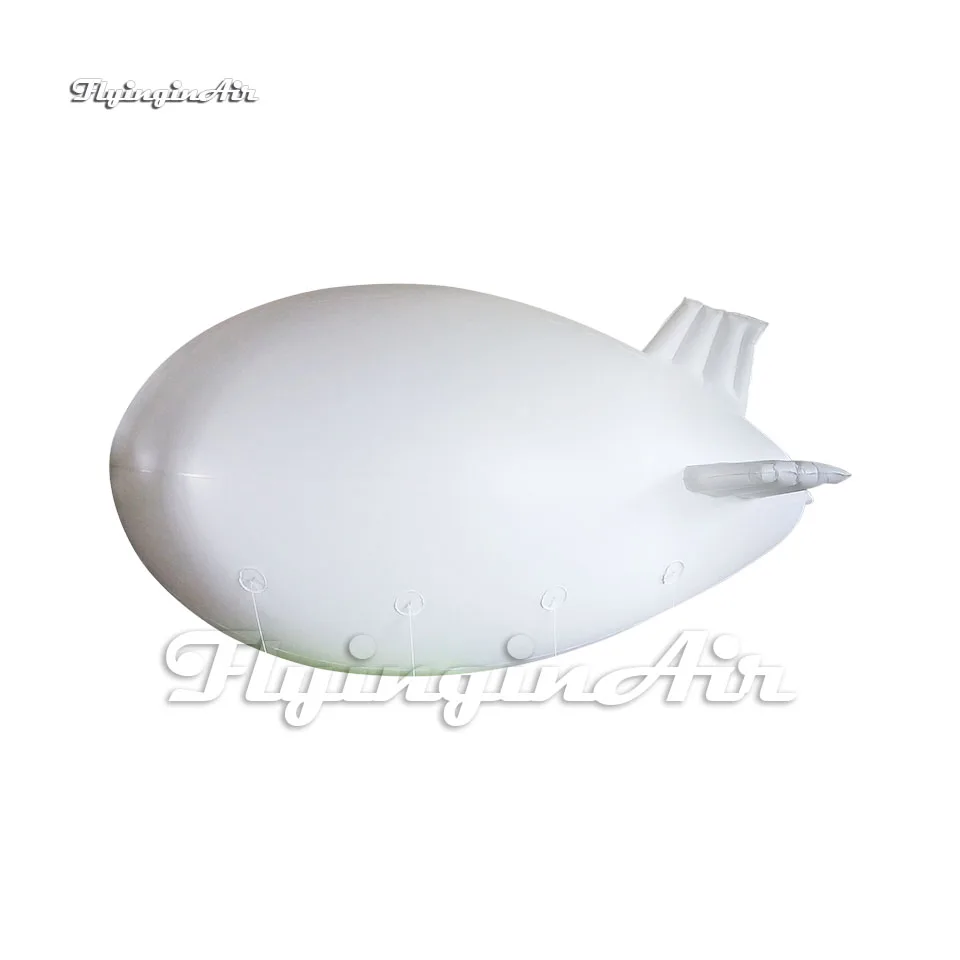 

Outdoor Advertising Inflatable Airplane Model White Helium Blimp PVC Air Floating Airship Balloon For Outdoor Display