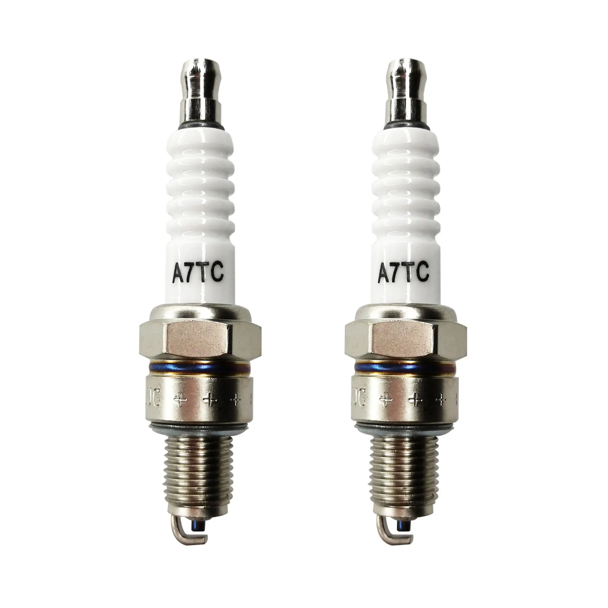 AliExpress NONE 2PCS/SET A7TC Spark Plug for GY6 50cc 70 90 110 125 150cc ATVs Scooter Pit Dirt Bike Go Karts Quad High Performance Upgrade GY6