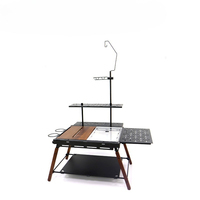 Camping Table Igt 2 Unit Table Outdoor Folding Table  Tactical Picnic BBQ Cookware Portable Lightweight Camp Desk for Hiking