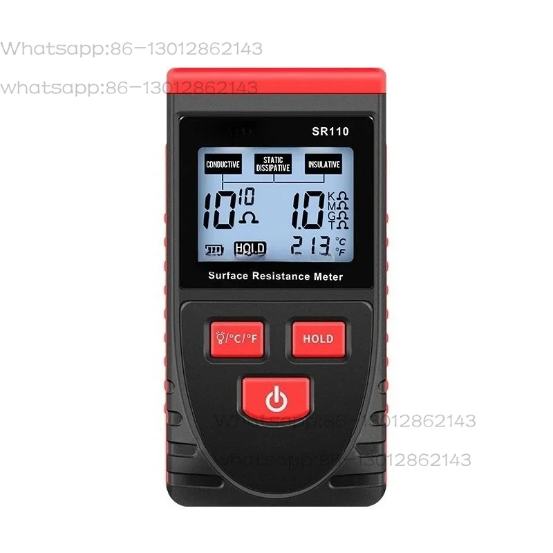 Impedance measuring instrument for high-precision antistatic tester