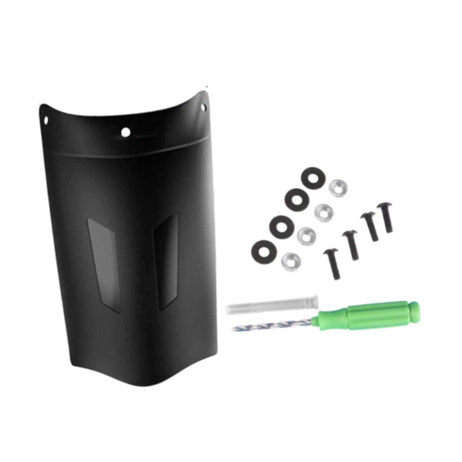 PP Polypropylene Motorcycle Rear Mudguard Extender Generic Fender Splash Guard Universal Fit for Scooter Wheels